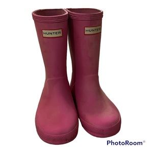 Hunter Girls Pink Boots | 9 | Girls | Hunter